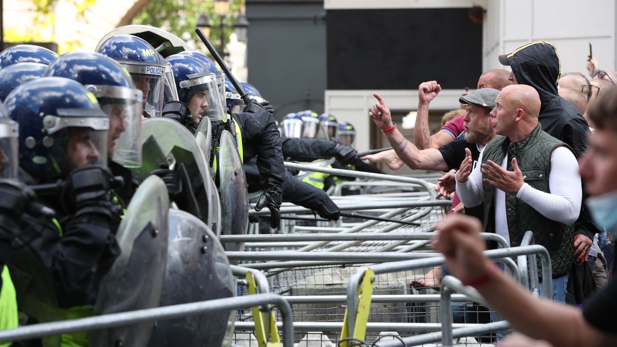 London right wing protests